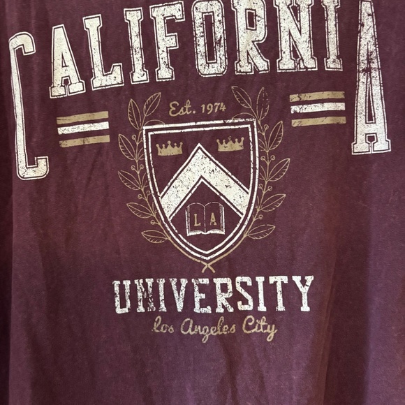 Garage purple ladies oversized XS tshirt cotton NWTO tags on - Picture 2 of 11